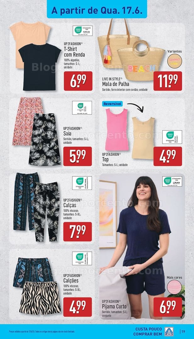 Antevisão Folheto ALDI Promoções de 15 a 21 junho